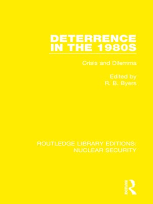 cover image of Deterrence in the 1980s